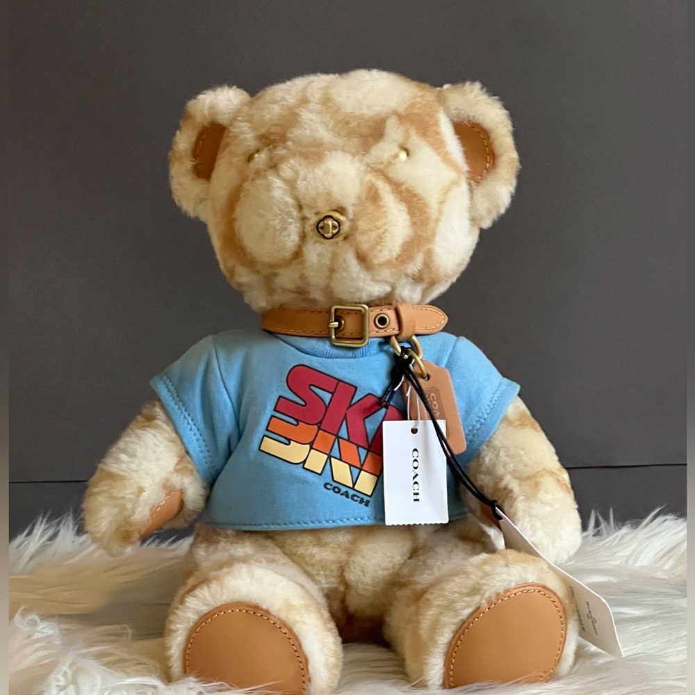 C7059 - Coach Ski Bear Collectible in Signature Shearling - Picture 1 of 9